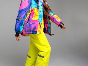 Зимняя куртка из мембранной ткани для девочки