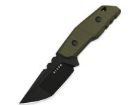 Туристический нож Kizer Quartz, сталь AEB-L, рукоять G10, зеленый