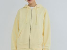 Толстовка на молнии с вышивкой, Желтый