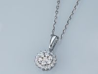 Классическая подвеска из серебра э0612пд06184900_white