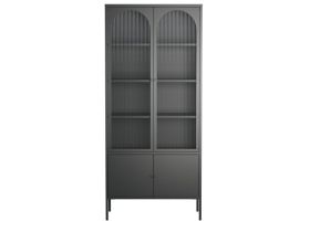 Витрина Листел 2-80x180 Черный