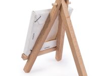 Набор мини-мольберт, мини-холст 7х7 см VISTA-ARTISTA 13 см, бук, холст: хлопок 280 г, акриловый грун