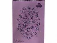 Блокнот для пастели Лилия Холдинг "Premium" А3 30 л на пружине (белоснежный) "Snow"