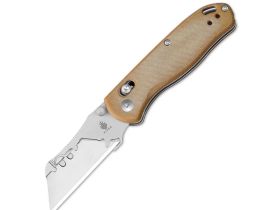Складной нож Kizer Drop Bear Utility, сталь SK5, рукоять Natural Micarta