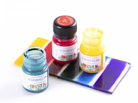 Акриловая краска для витража "Decola" 20 мл Синяя светлая