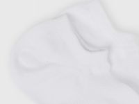 Короткие носки с поддержкой стопы, Белый