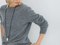 Джемпер из шерсти, Серый