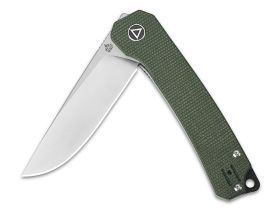 Складной нож QSP Osprey, сталь 14C28N, рукоять микарта, зеленый