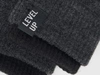 Перчатки с митенками для мальчиков, Серый