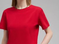 Приталенная футболка из джерси