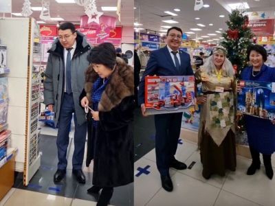 Руководство Минздрава Якутии передало подарки для учащихся коррекционной школы