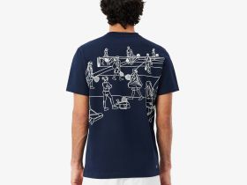 Мужская хлопковая футболка Lacoste