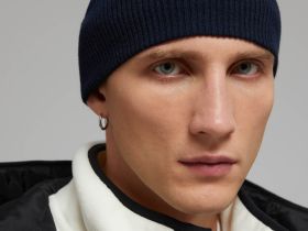 Шапка бини из шерсти