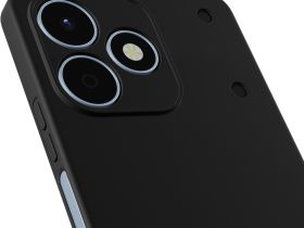 Клип-кейс Krutoff Soft для realme Note 80 Чёрный