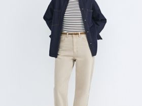 Футболка в рубчик, Коричневый