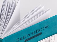 Скетчбук для маркеров Малевичъ, 15х15 см 40 л 220 г двусторонняя бумага, мокрый асфальт