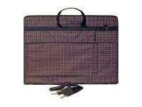 Папка "Художник" А2 "Шотландка" объемная с перегородками, два внешних кармана