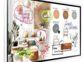 Монитор Samsung 55" WM55FX Flip светло-серый