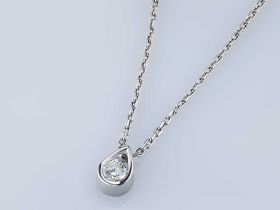 Классическая подвеска из белого золота э4712пд12102500_white