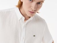 Мужская льнаная рубашка Lacoste