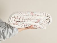 Плед Foliate, розовый