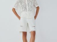 Кружевная рубашка, Белый