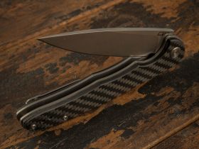 Складной нож CJRB Briar, сталь D2, рукоять карбон