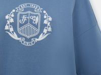 Футболка свободного кроя с принтом