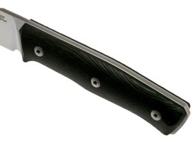 Нож с фиксированным клинком LionSteel B35, сталь Sleipner, рукоять черный G10
