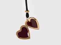 Ожерелье с кулоном в виде сердца, Золотой