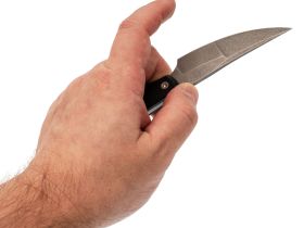 Нож Barmaley Knives Буратино, сталь AUS-10Co, рукоять G10, черный