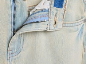 Джинсы Wide leg для девочек, Голубой