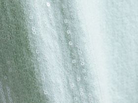 Джемпер с пайетками и коротким рукавом, Зеленый