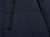 Стеганое утепленное пальто с капюшоном