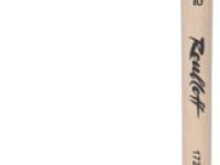 Кисть щетина №12 плоская Roubloff "1722" длинная ручка п/лак