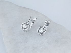 Серьги из серебра э0612сг04203000