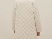 Пальто утепленное с воротником-стойкой