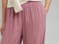 Брюки-палаццо с эластичным поясом