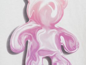 Футболка с принтом для девочек, Белый