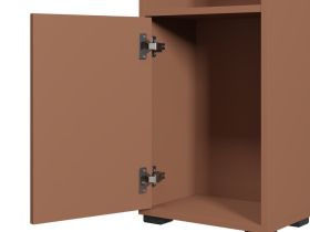 Стеллаж Сайрис 35x202 Терракотовый