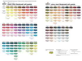 Набор сухой пастели Talens "Rembrandt" Традиционный Портрет 45 цв, в деревянном ящике
