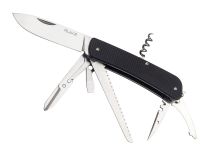 Нож Ruike L42-B, сталь Sandvik 12C27, рукоять G10, черный