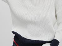 Джемпер с контрастной отделкой