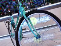 Женский велосипед Stels Legenda 300 28, год 2025, цвет Синий-Зеленый, ростовка 20