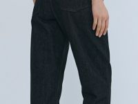 Джинсы Mom с высокой посадкой, Черный