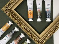 Акварель "Белые Ночи" в тубе 10 мл Сажа газовая