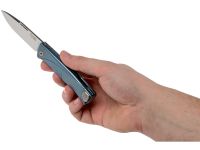Складной нож LionSteel Thrill, сталь M390, рукоять Blue titanium