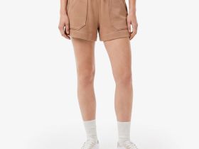 Женские хлопковые шорты Lacoste