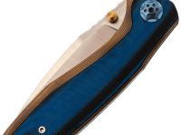 Складной нож Assassin knives Mini Rex, сталь M398, рукоять титан/микарта