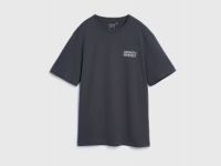 Футболка с цветочным принтом, Серый